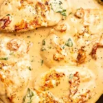 Creamy Garlic and Sun-Dried Tomato Chicken 4 Creamy Garlic and Sun-Dried Tomato Chicken