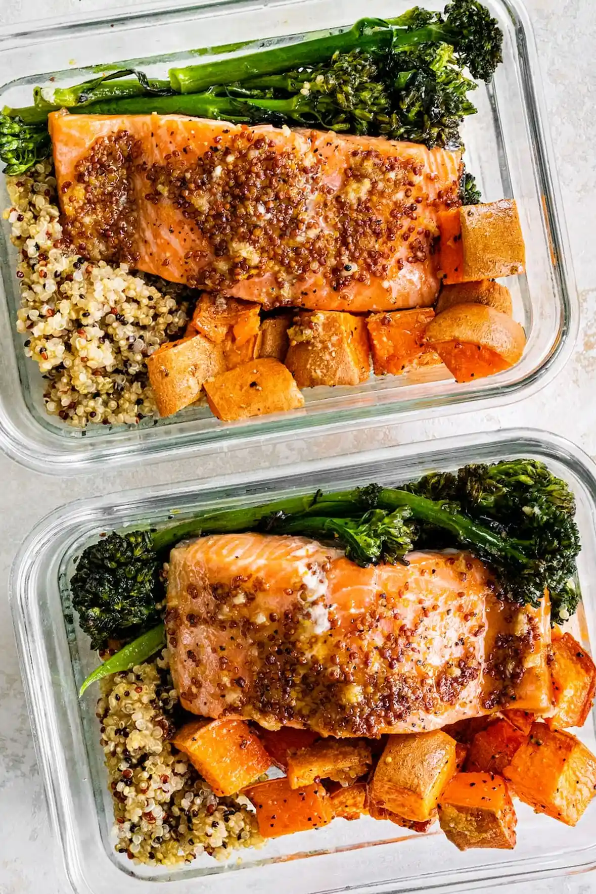 Easy Salmon Meal Prep Bowl 3 Recipe image