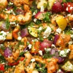 Greek Sheet Pan Chicken and Veggies 4 Greek Sheet Pan Chicken and Veggies