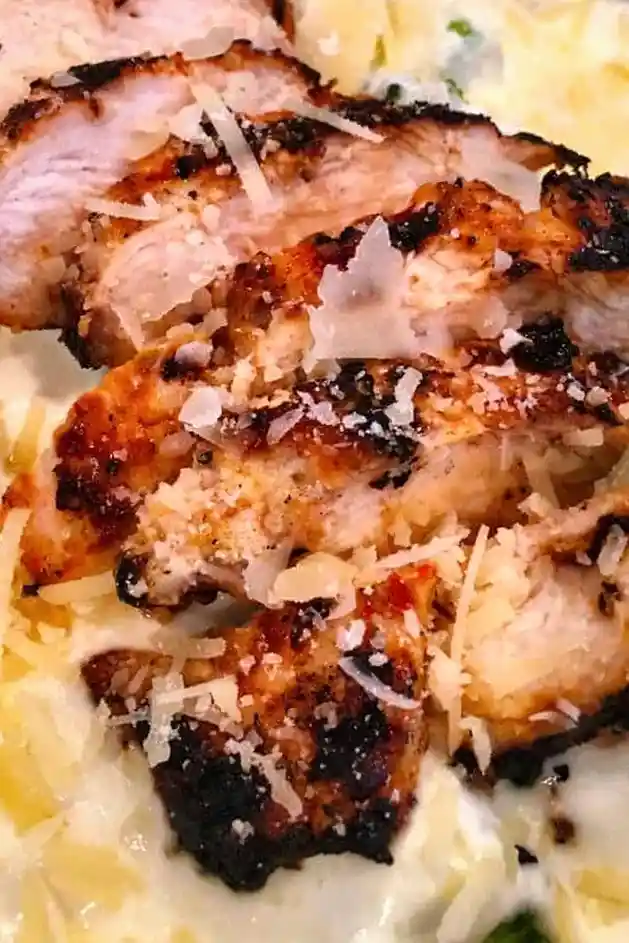 Savory Grilled Chicken and Broccoli Alfredo 3 Recipe image