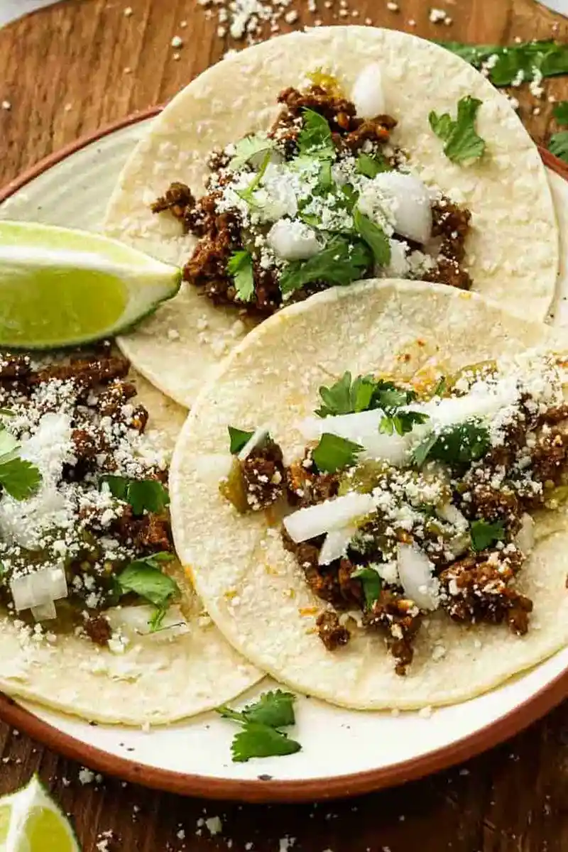 Savory Ground Beef Street Tacos 3 Recipe image