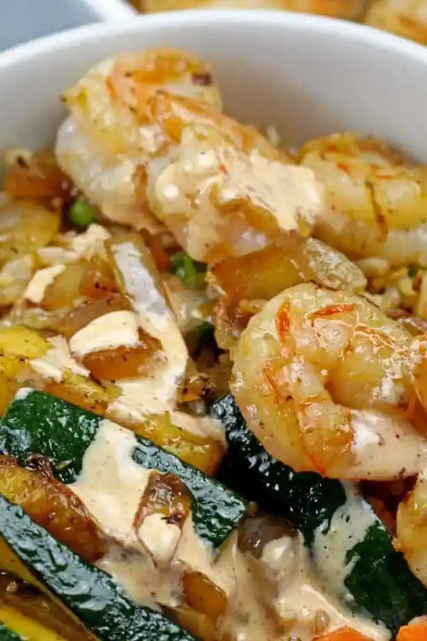 Hibachi-Style Shrimp and Fried Rice Bowls