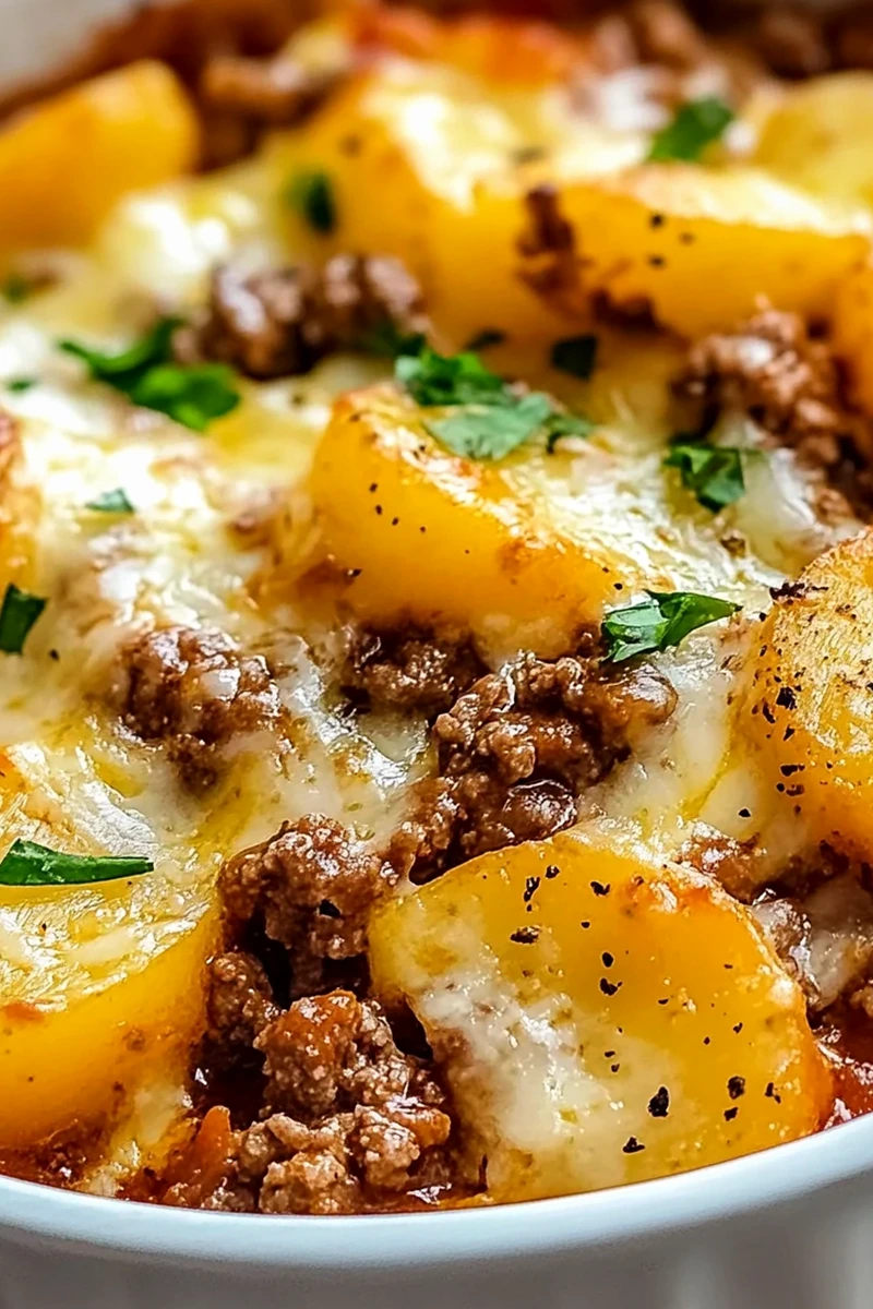 Hearty Ground Beef and Potato Casserole 3 Recipe image