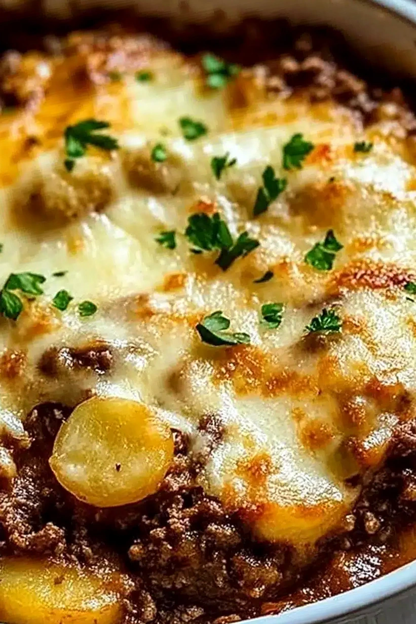 Hearty Ground Beef and Potato Hobo Casserole 3 Recipe image