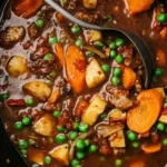 Hearty Homemade Vegetable Beef Soup 4 Hearty Homemade Vegetable Beef Soup
