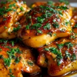 Slow Cooker Savory Garlic and Herb Chicken Thighs 4 Slow Cooker Savory Garlic and Herb Chicken Thighs
