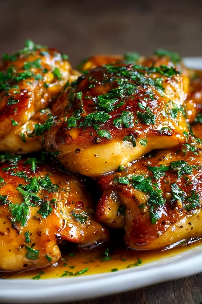 Slow Cooker Savory Garlic and Herb Chicken Thighs 3 Recipe image