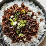 Quick Korean Ground Beef Bowls 4 Quick Korean Ground Beef Bowls