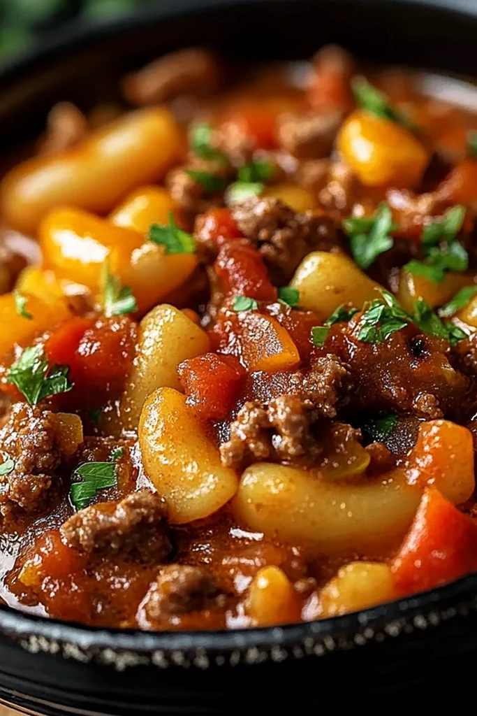 Hearty Old Fashioned Beef Goulash 3 Recipe image