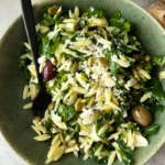 Orzo Kale Salad with Lemon Vinaigrette 4 Orzo Kale Salad with Lemon Vinaigrette