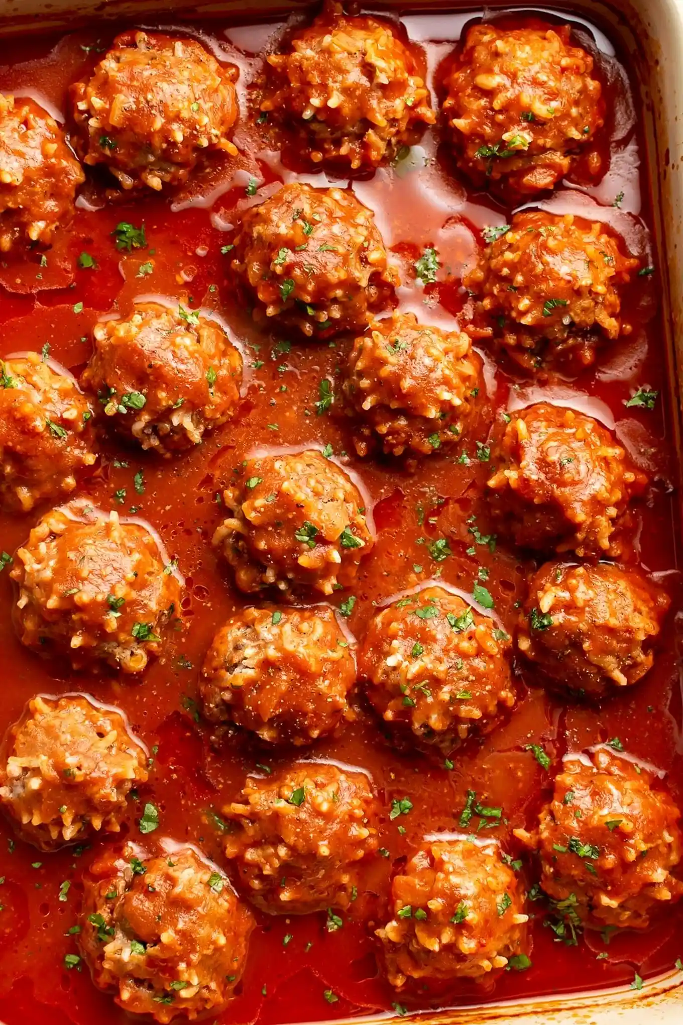 Easy Baked Porcupine Meatballs 3 Recipe image