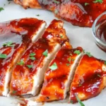 Sticky Oven Roasted BBQ Chicken 4 Sticky Oven Roasted BBQ Chicken