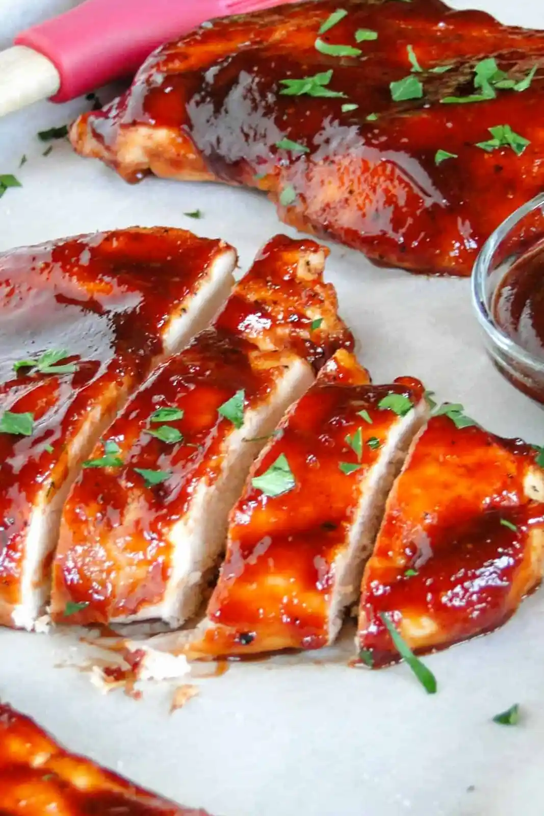 Sticky Oven Roasted BBQ Chicken 3 Recipe image