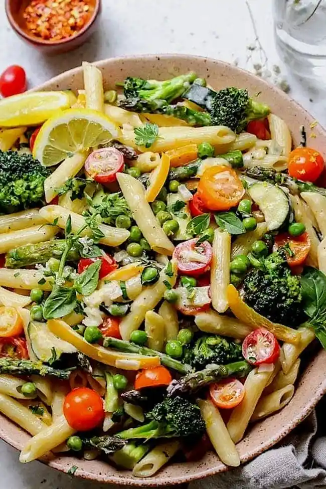 Vibrant Vegetable Pasta Primavera 3 Recipe image
