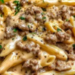 Easy Creamy Beef Pasta: Protein Power Meal 4 Easy Creamy Beef Pasta: Protein Power Meal