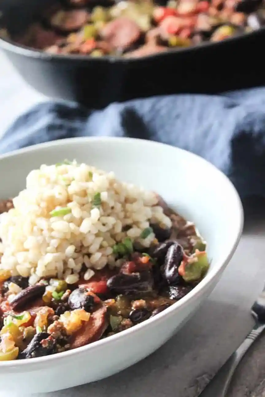 Quick Red Beans and Rice with Ground Beef 3 Recipe image