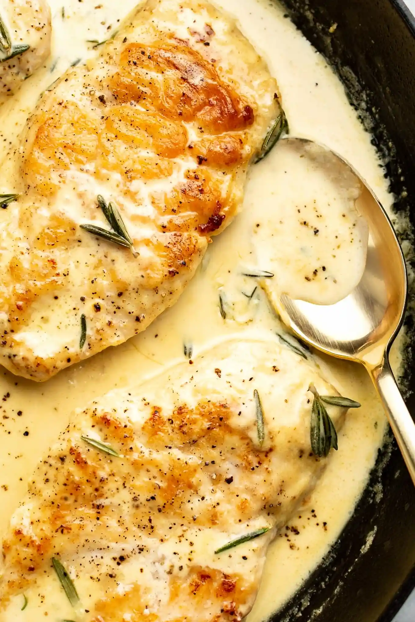 Creamy Garlic Rosemary Chicken with Dijon Sauce 3 Recipe image
