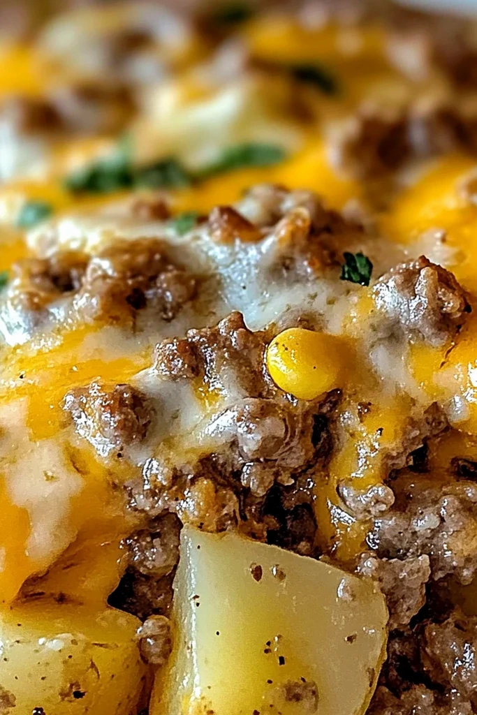 Slow Cooker Cowboy Potato Casserole