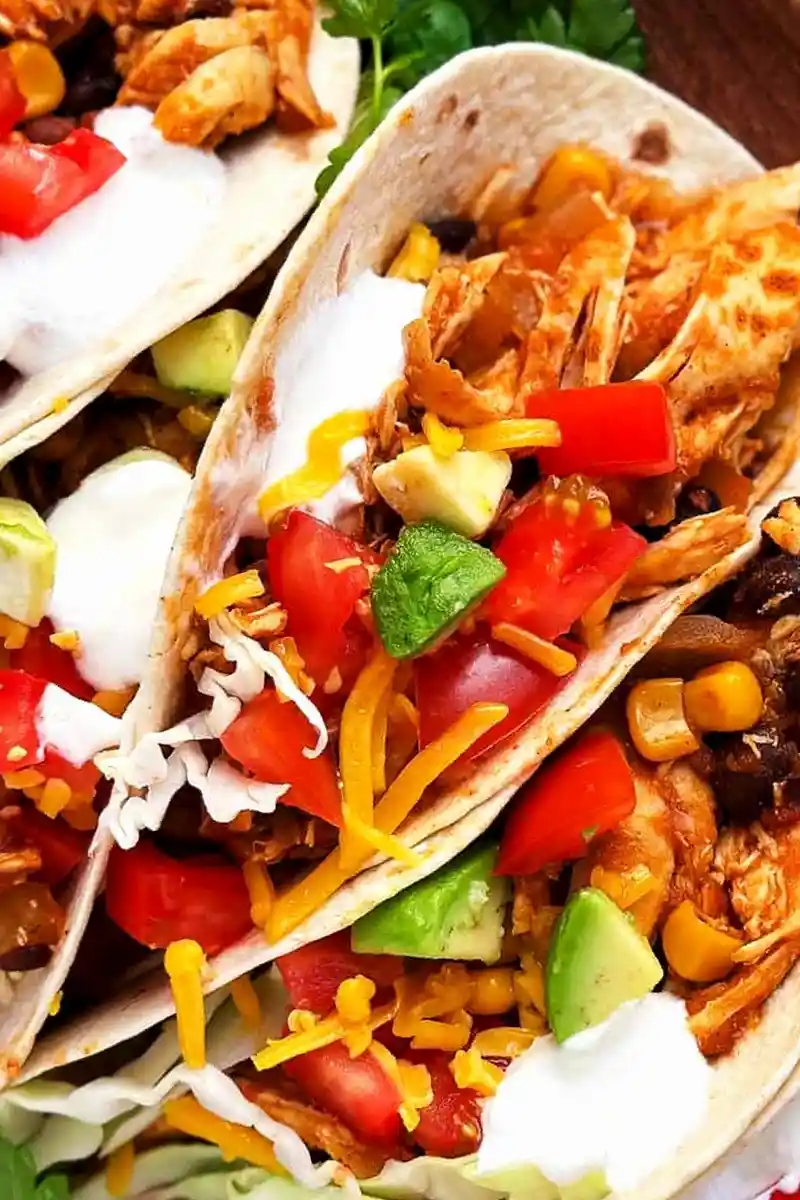 Slow Cooker Southwestern Chicken Tacos 3 Recipe image