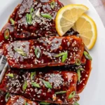 Spicy Honey Garlic Salmon 4 Spicy Honey Garlic Salmon