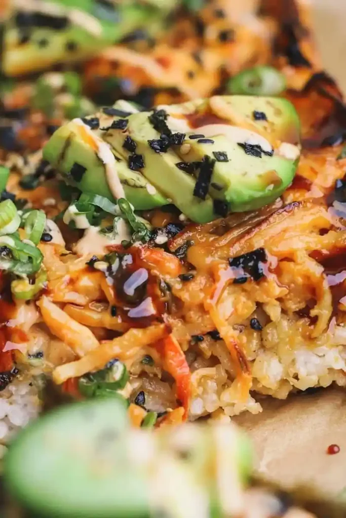 Spicy Salmon Sushi Bake