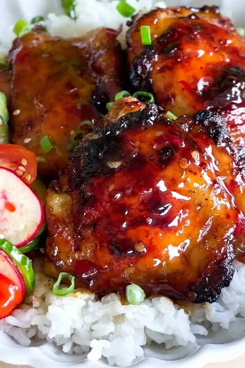 Quick Sticky Sweet Chili Chicken Thighs 3 Recipe image