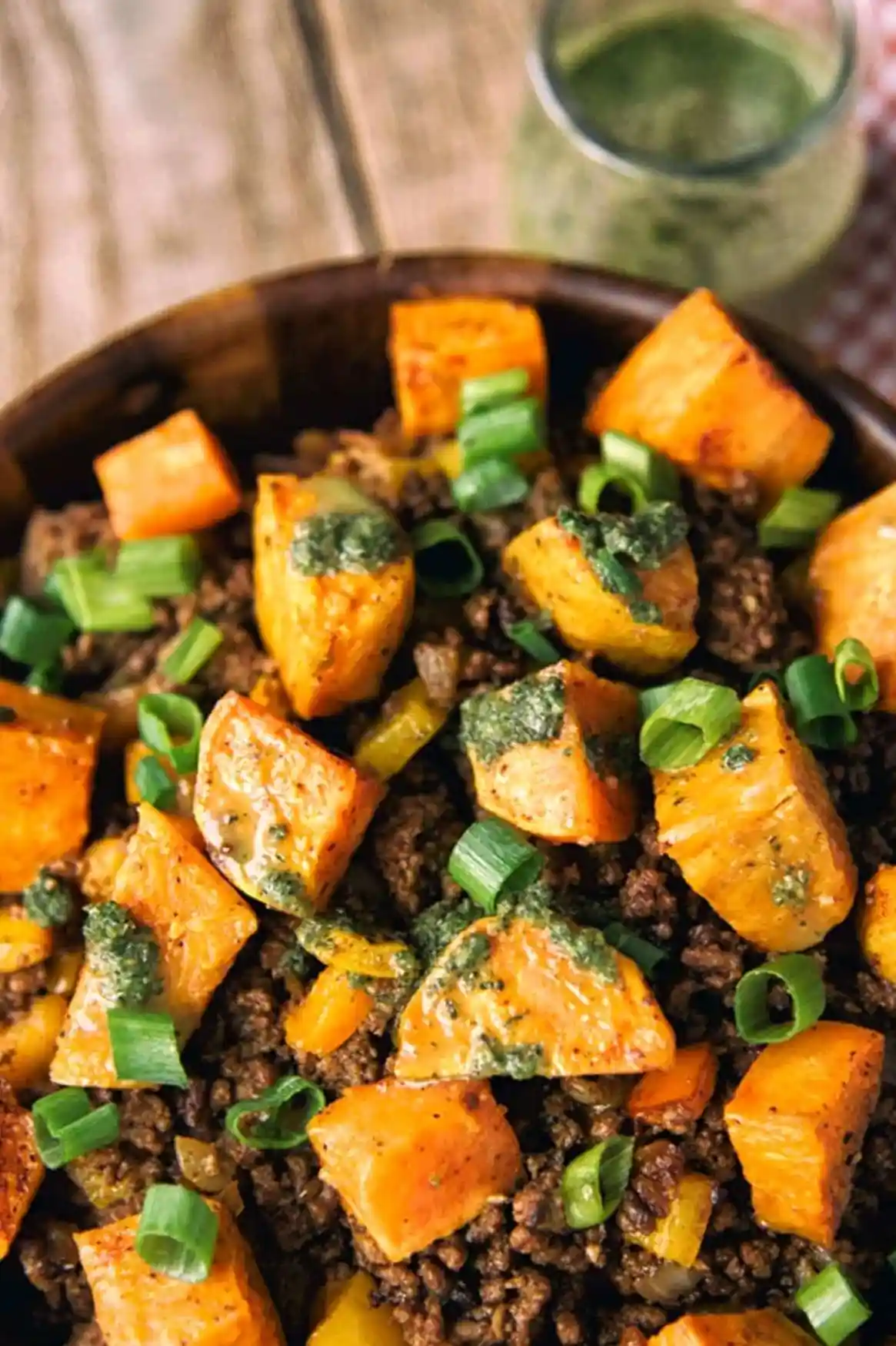 Roasted Sweet Potato and Ground Beef Bowls 3 Recipe image