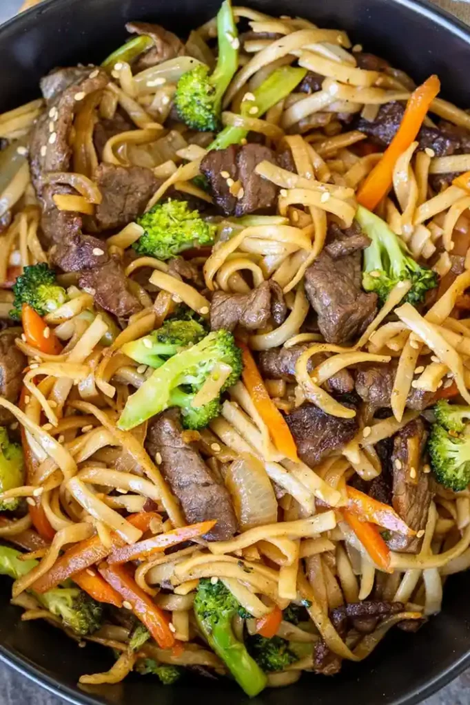 Savory Beef Lo Mein Recipe