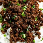Simple Korean Style Ground Beef 4 Simple Korean Style Ground Beef
