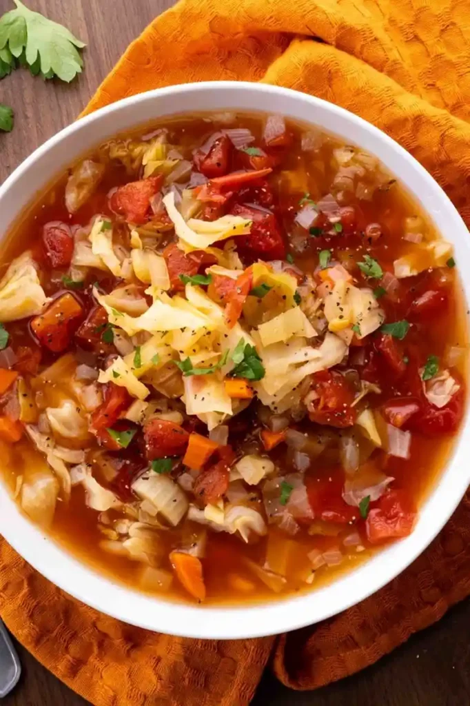 Nutritious Low-Calorie Cabbage Soup