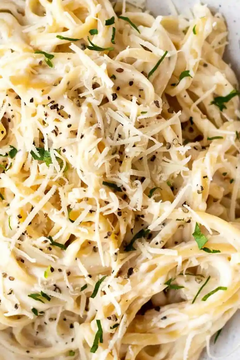 Quick 10-Minute Creamy White Pasta Sauce 3 Recipe image