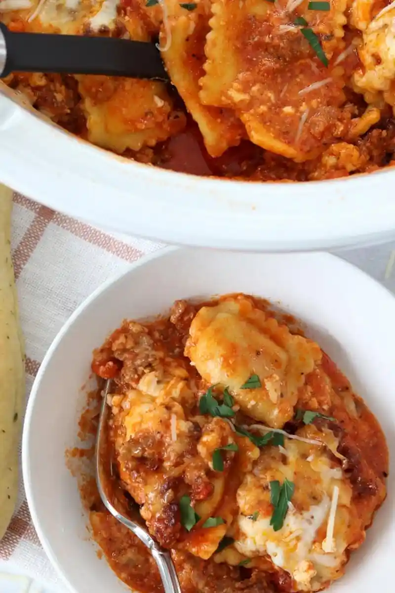 Slow Cooker Ravioli Lasagna 3 Recipe image