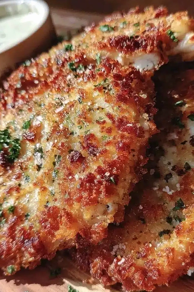 Air Fryer Crispy Parmesan Chicken Cutlets 3 Recipe image