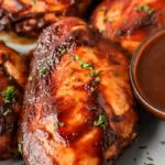 Easy 3-Ingredient Baked BBQ Chicken Breasts 4 Easy 3-Ingredient Baked BBQ Chicken Breasts