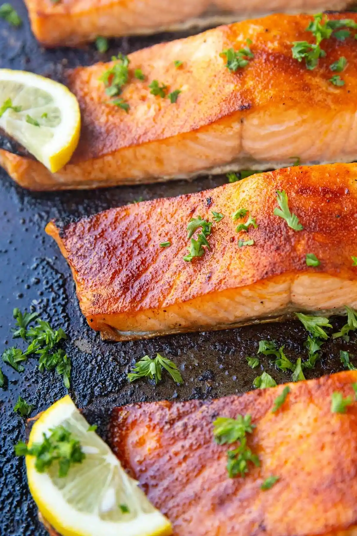 Crispy Broiled Salmon 3 Recipe image