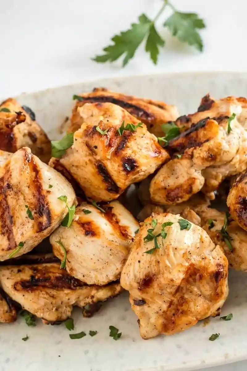 Grilled Chicken Nuggets (Chick Fil A Copycat) 3 Grilled Chicken Nuggets (Chick Fil A Copycat)