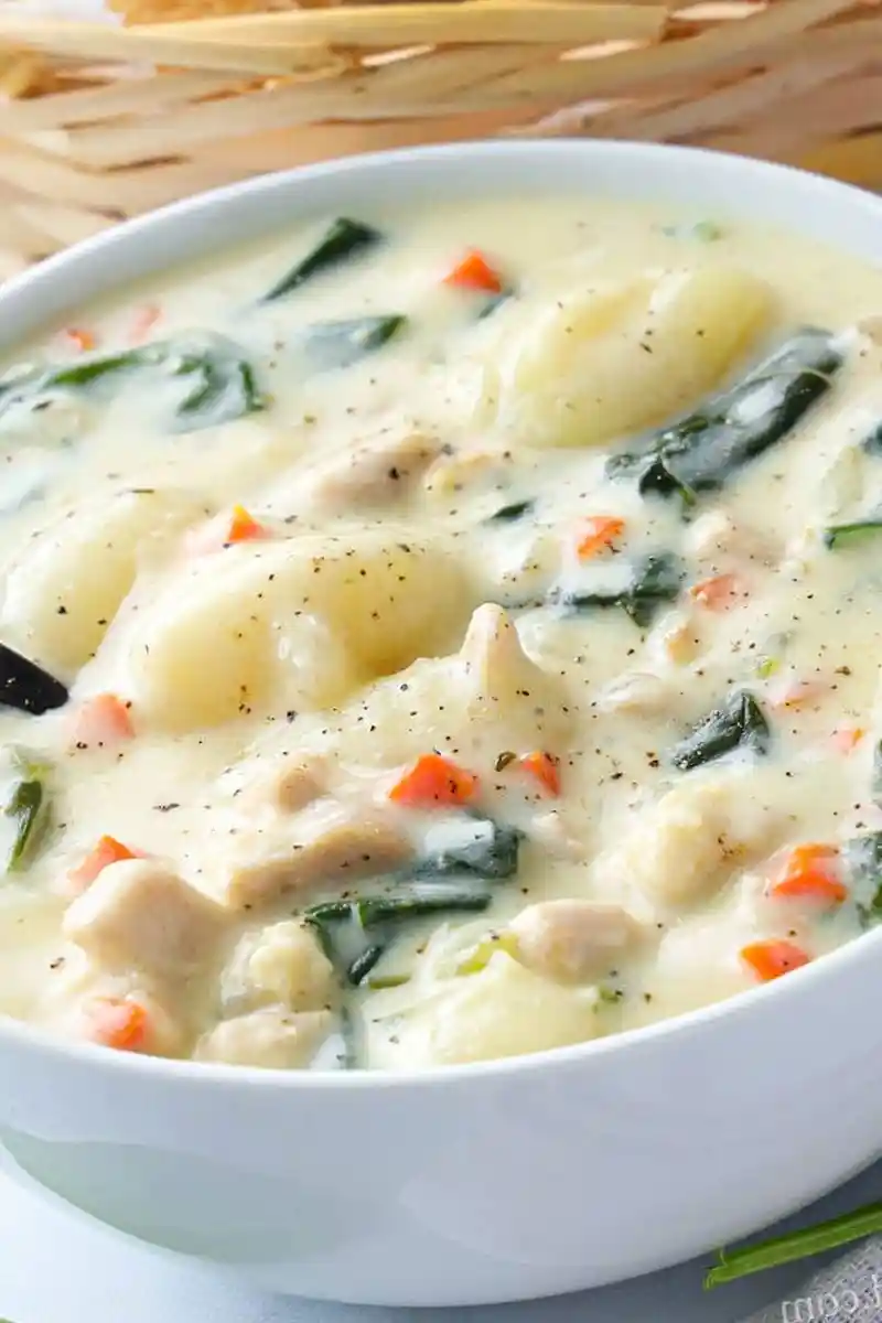 Creamy Chicken and Potato Gnocchi Soup 3 Recipe image