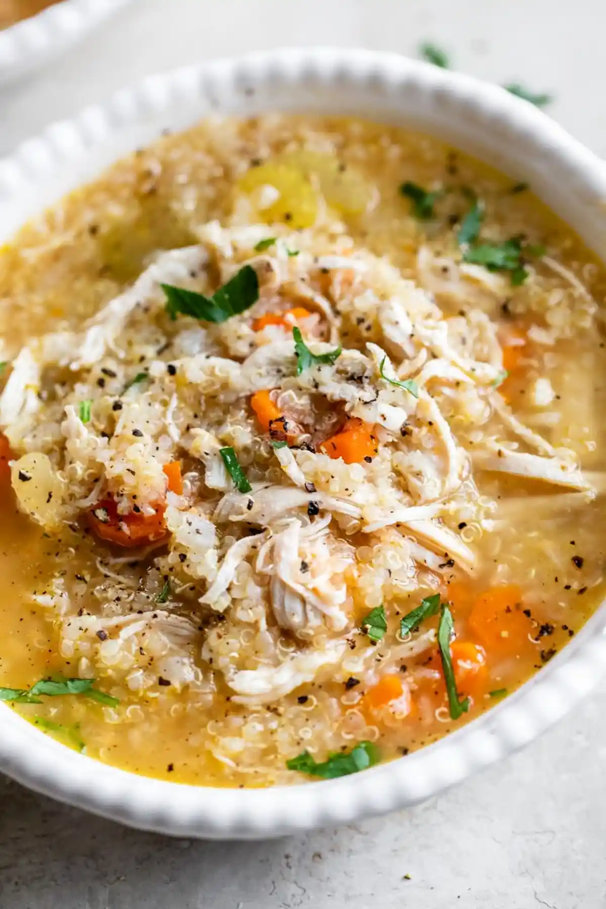 Hearty Chicken and Quinoa Soup 3 Recipe image