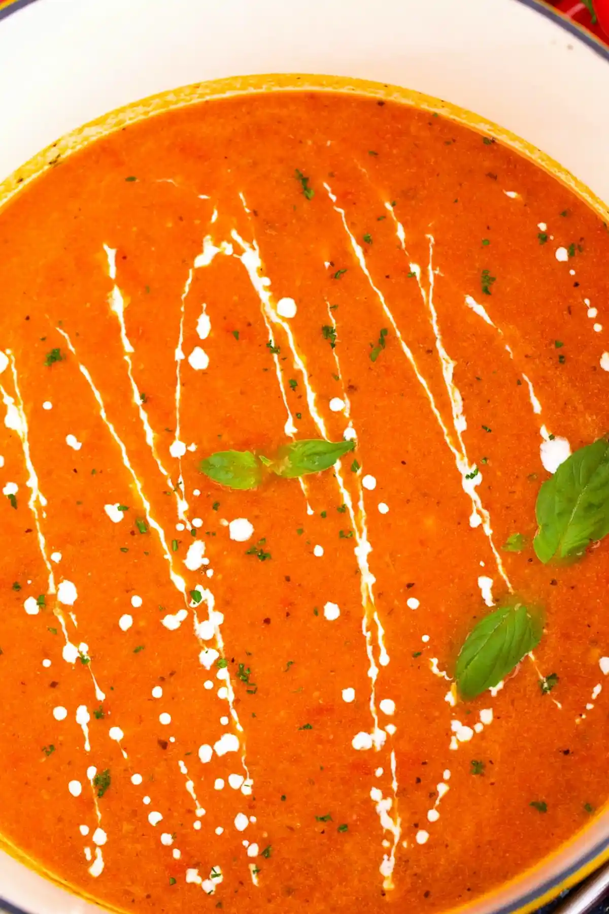 Roasted Tomato and Red Pepper Bisque 3 Recipe image