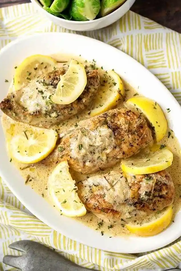 Crock Pot Creamy Lemon Chicken Breasts 3 Crock Pot Creamy Lemon Chicken Breasts