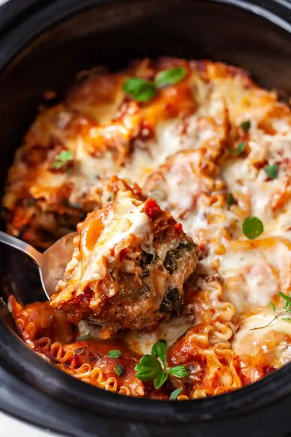 Crockpot Lasagna {Vegetarian} 3 Crockpot Lasagna {Vegetarian}