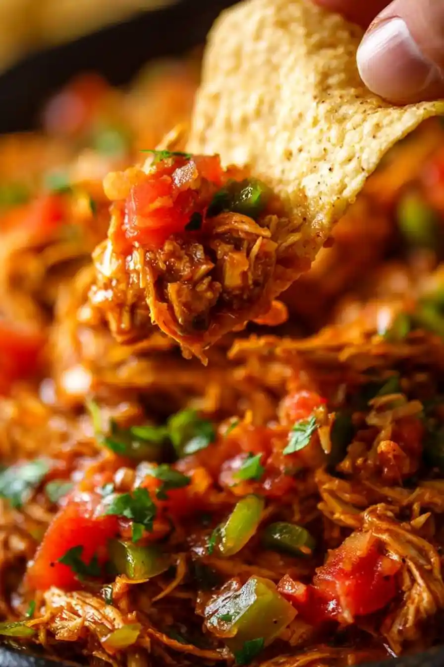 Easy Slow-Cooker Taco Chicken 3 Recipe image