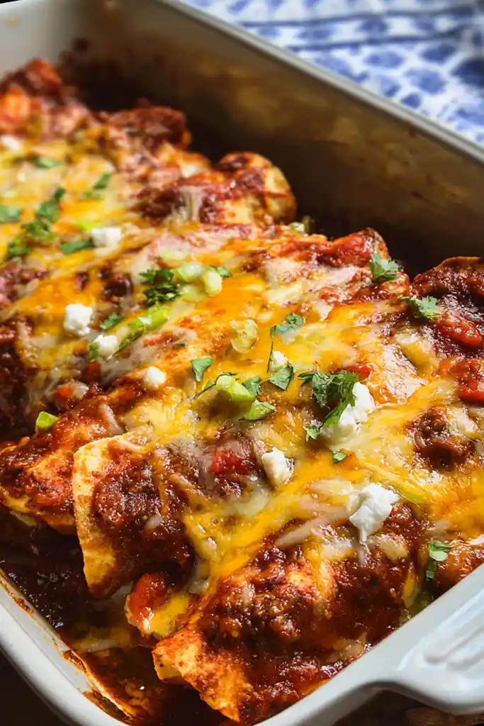 Easy Beef Enchiladas 3 Easy Beef Enchiladas
