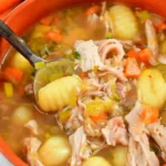 Savory Chicken and Gnocchi Soup with Lemon 4 Savory Chicken and Gnocchi Soup with Lemon