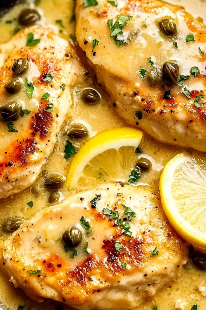 Quick Lemon Butter Chicken Piccata 3 Recipe image
