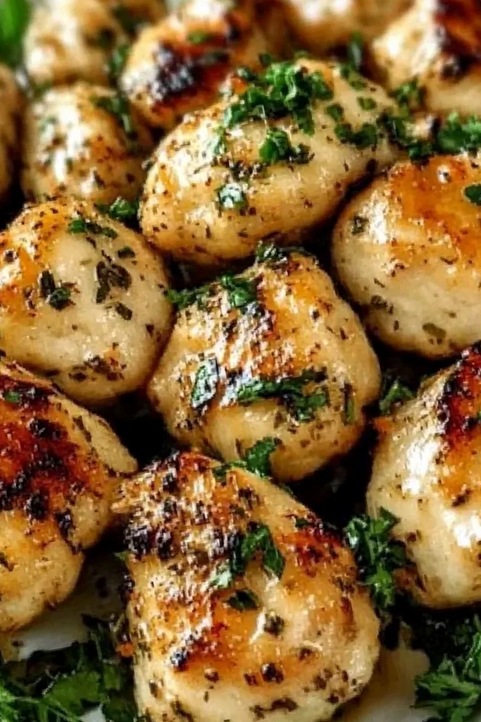 Garlic Herb Seasoned Chicken Bites 3 Recipe image