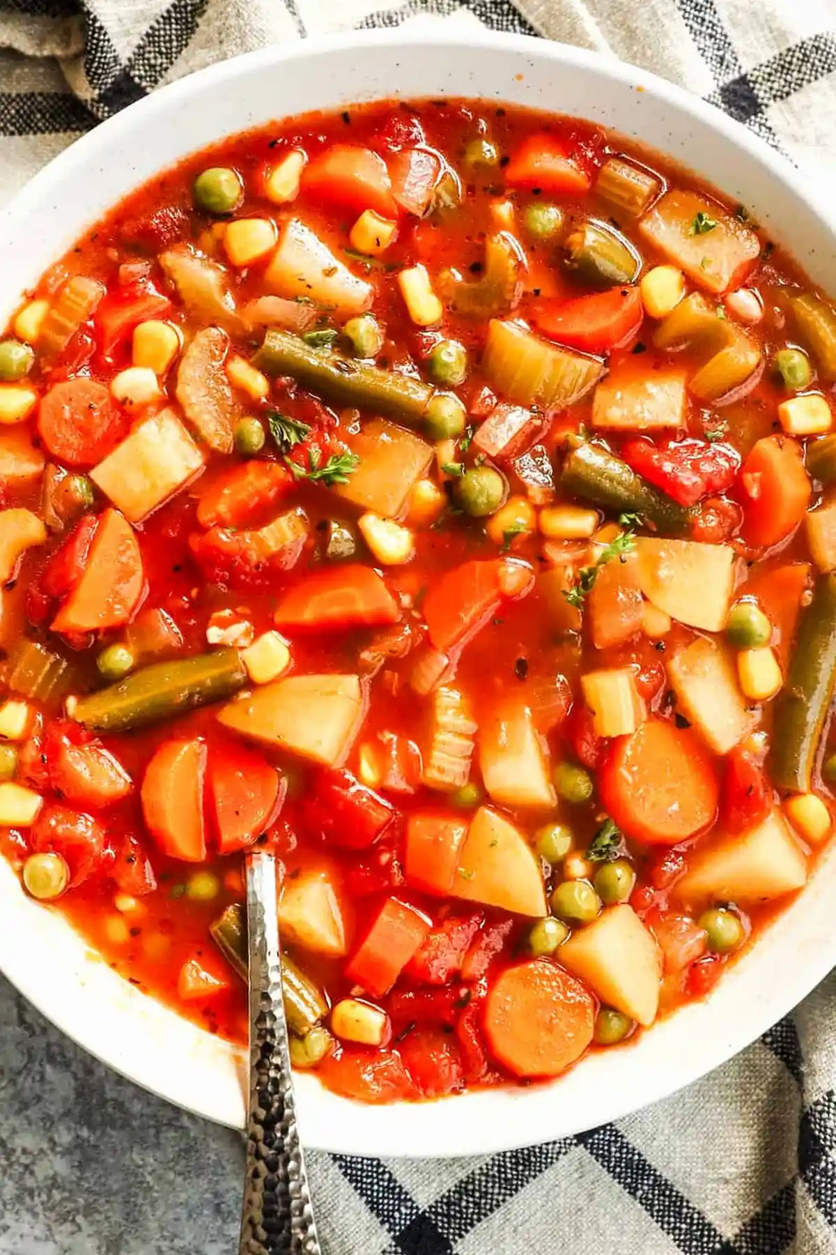 Hearty Homemade Vegetable Soup 3 Recipe image