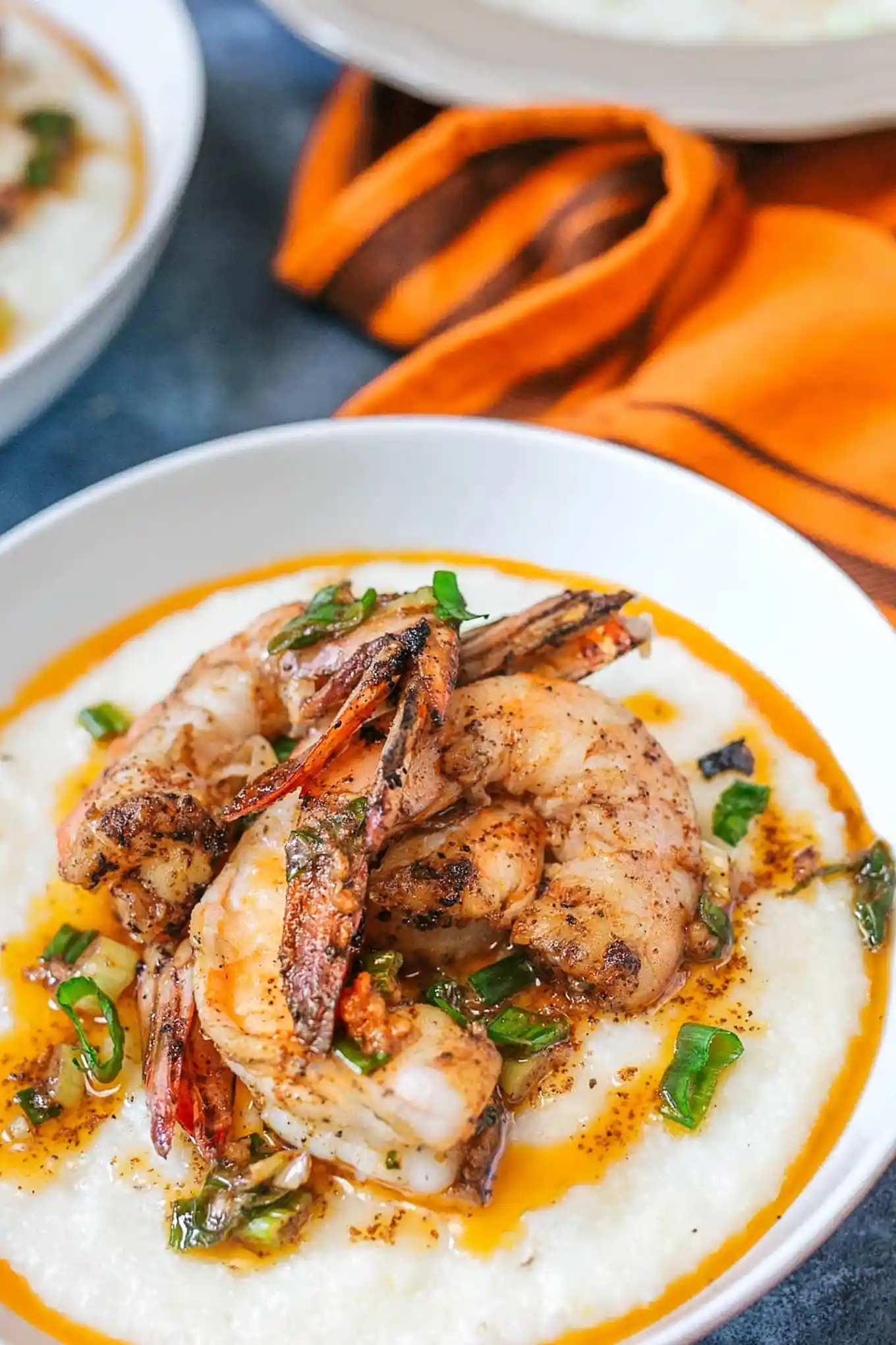 Grilled Cajun Shrimp and Grits 3 Recipe image