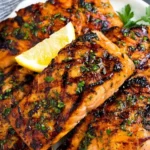 Garlic and Herb Grilled Salmon 4 Garlic and Herb Grilled Salmon