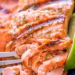 Grilled Salmon with Garlic Lime Butter 4 Perfect Grilled Salmon with Garlic Lime Butter
